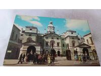 Postcard London Whitehall Horse Guards
