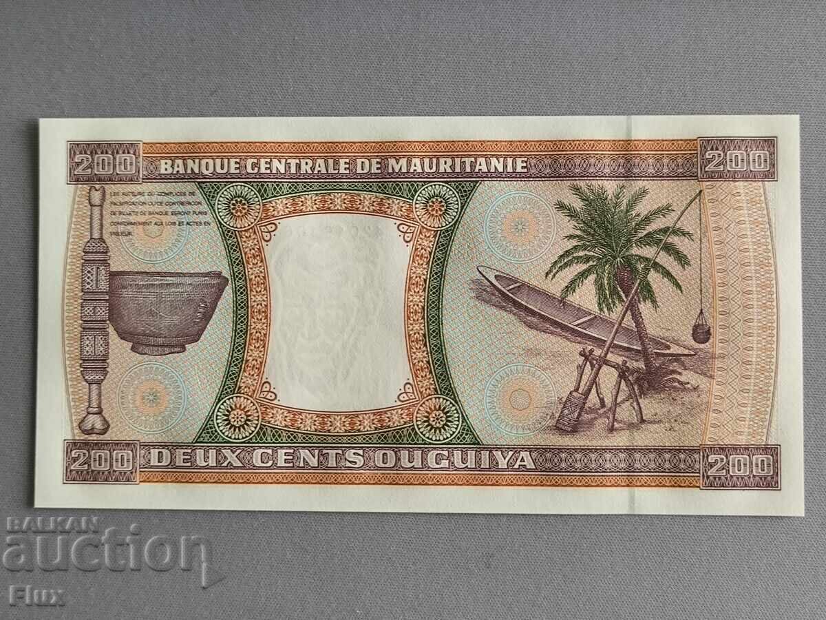 Τραπεζογραμμάτιο - Μαυριτανία - 200 ουγκιά UNC | 2002 με τιμή 3.00 BGN | € 1.53 Τραπεζογραμμάτιο - Μαυριτανία - 200 ουγκιά UNC | 2002 με τιμή 3.00 BGN | € 1.53