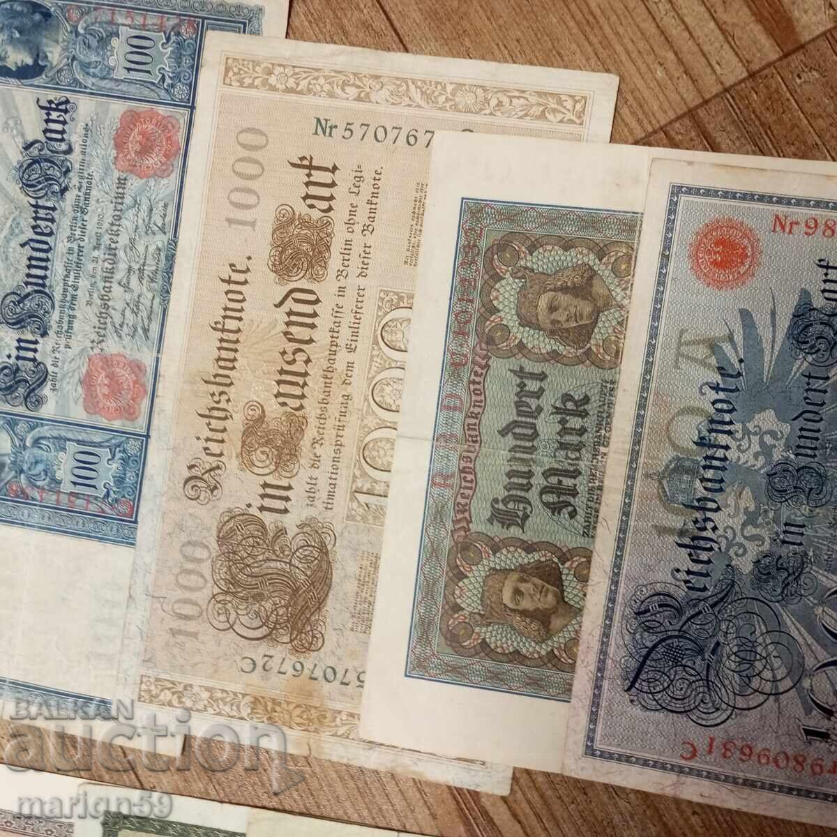 Δημοπρασία Λοτ από Γερμανία - 1910-1922 - 12 τεμάχια