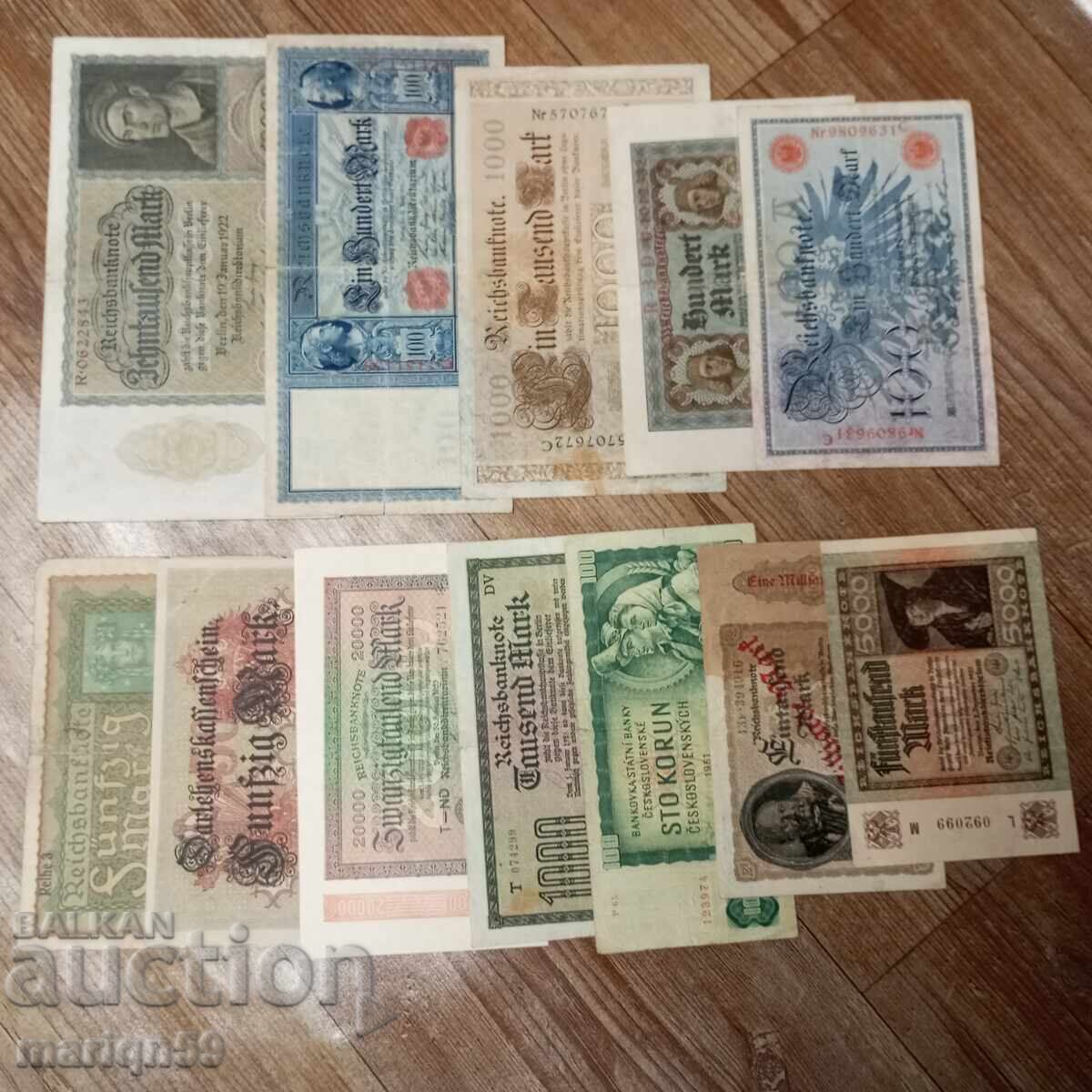 Λοτ από Γερμανία - 1910-1922 - 12 τεμάχια