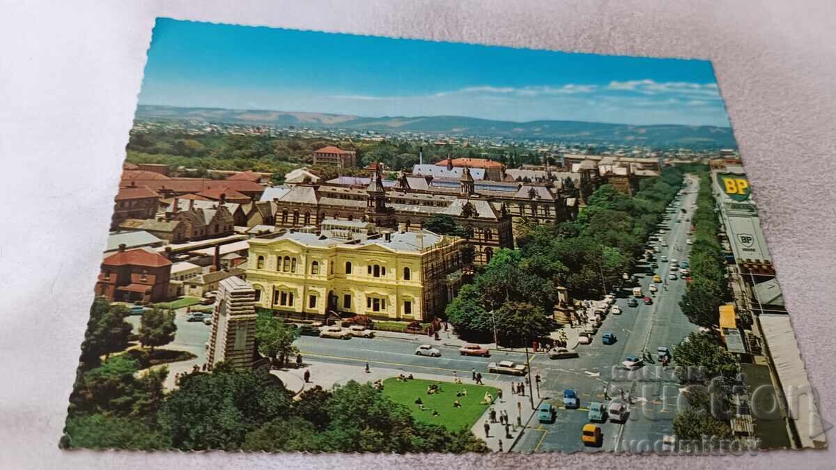 P K Adelaide North Terrace with War Memorial and University P K Adelaide North Terrace with War Memorial and University