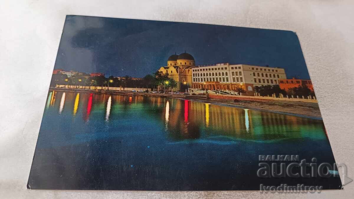 Postcard Benghazi The Cathedral & Berenica Hotel Postcard Benghazi The Cathedral & Berenica Hotel