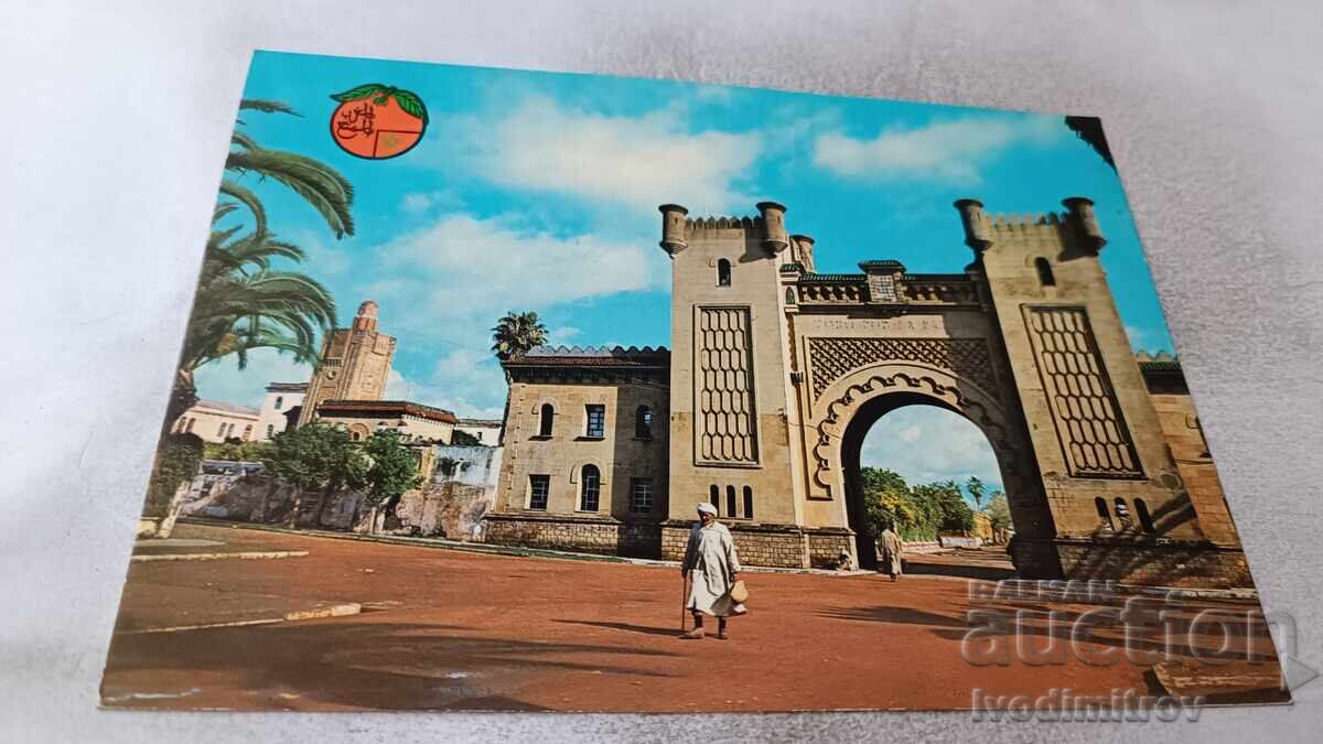 Postcard: Larache Principal Gate Postcard: Larache Principal Gate