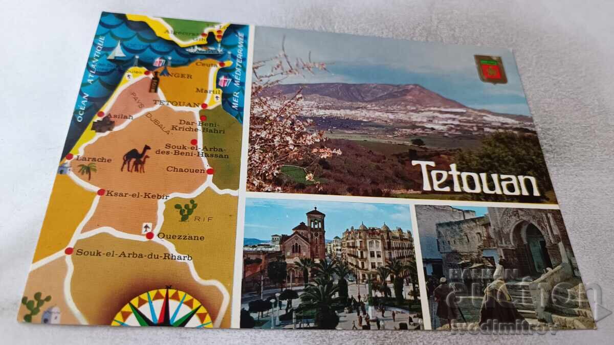 Postcard Tetouan Collage Postcard Tetouan Collage