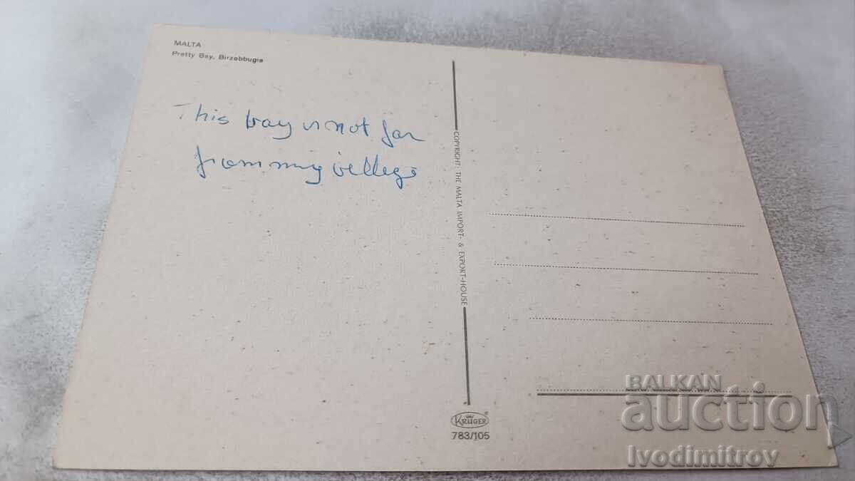 Postcard Birzebbugia, Malta Pretty Bay with price 0.85 BGN | € 0.43 Postcard Birzebbugia, Malta Pretty Bay with price 0.85 BGN | € 0.43