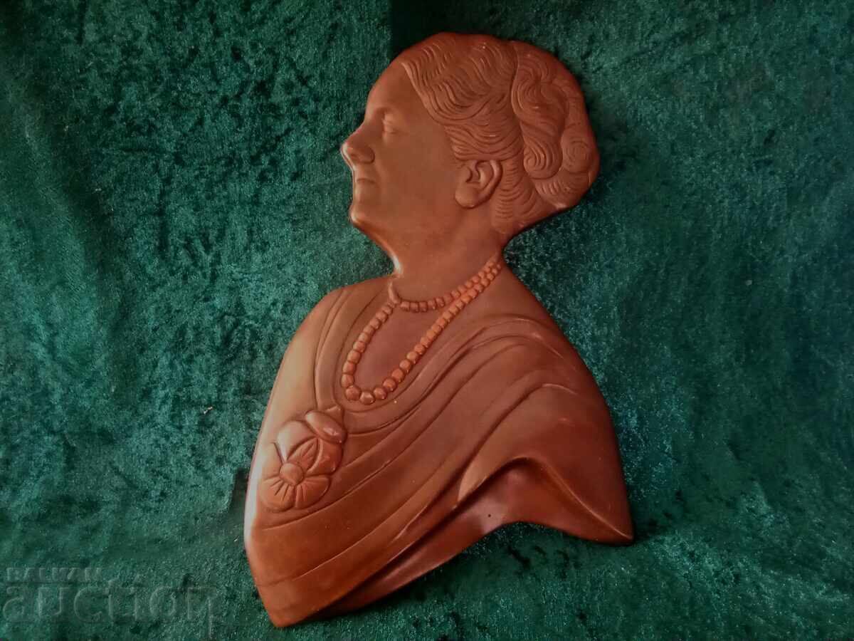 Медна плака Вилхелмина Медна плака Вилхелмина