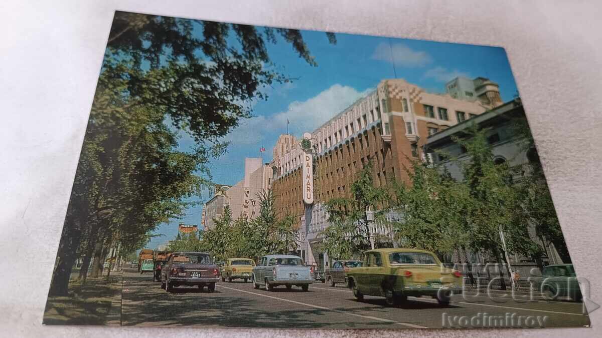 Postcard Osaka Midosuji Street Postcard Osaka Midosuji Street