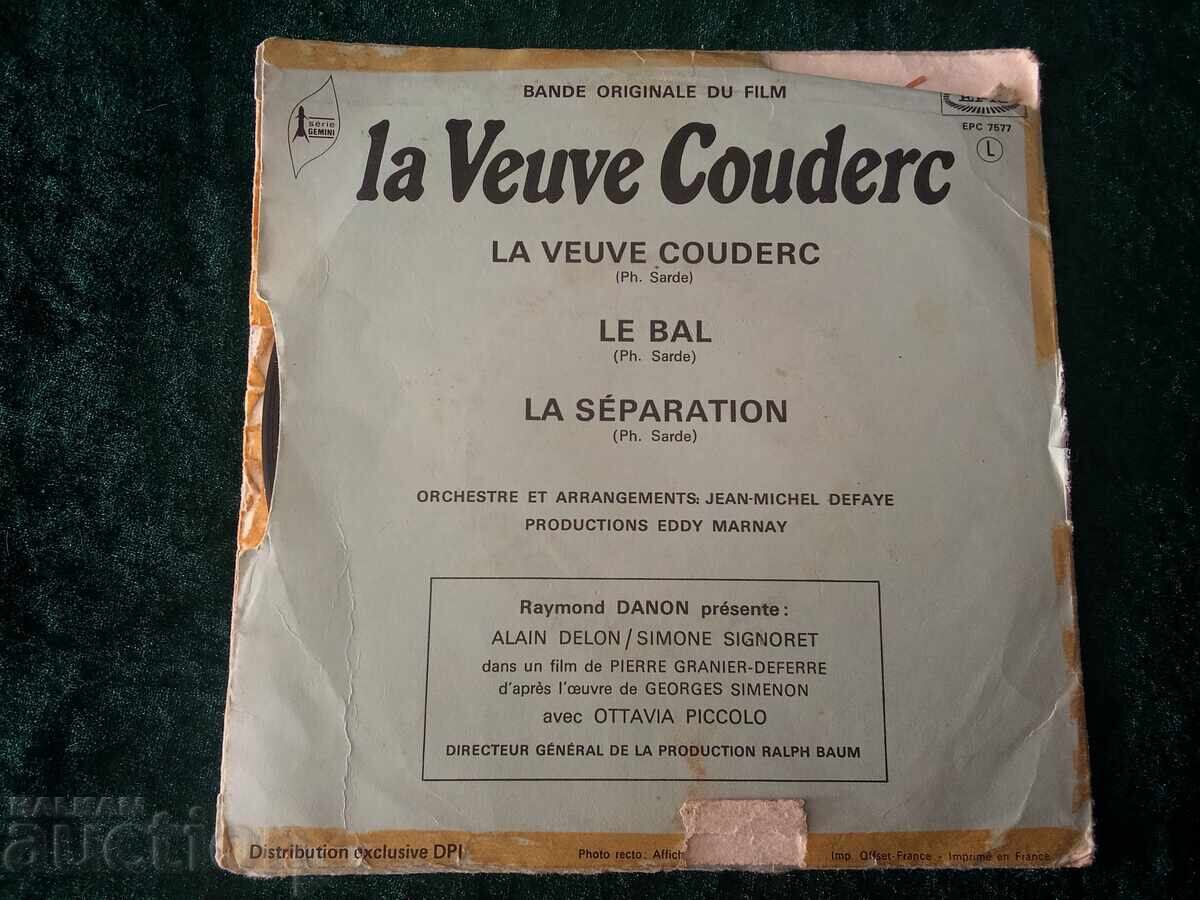 Philippe Sarde – La Veuve Couderc Vinil, 7", 45 rpm, single cu preț 27.00 BGN | € 13.80