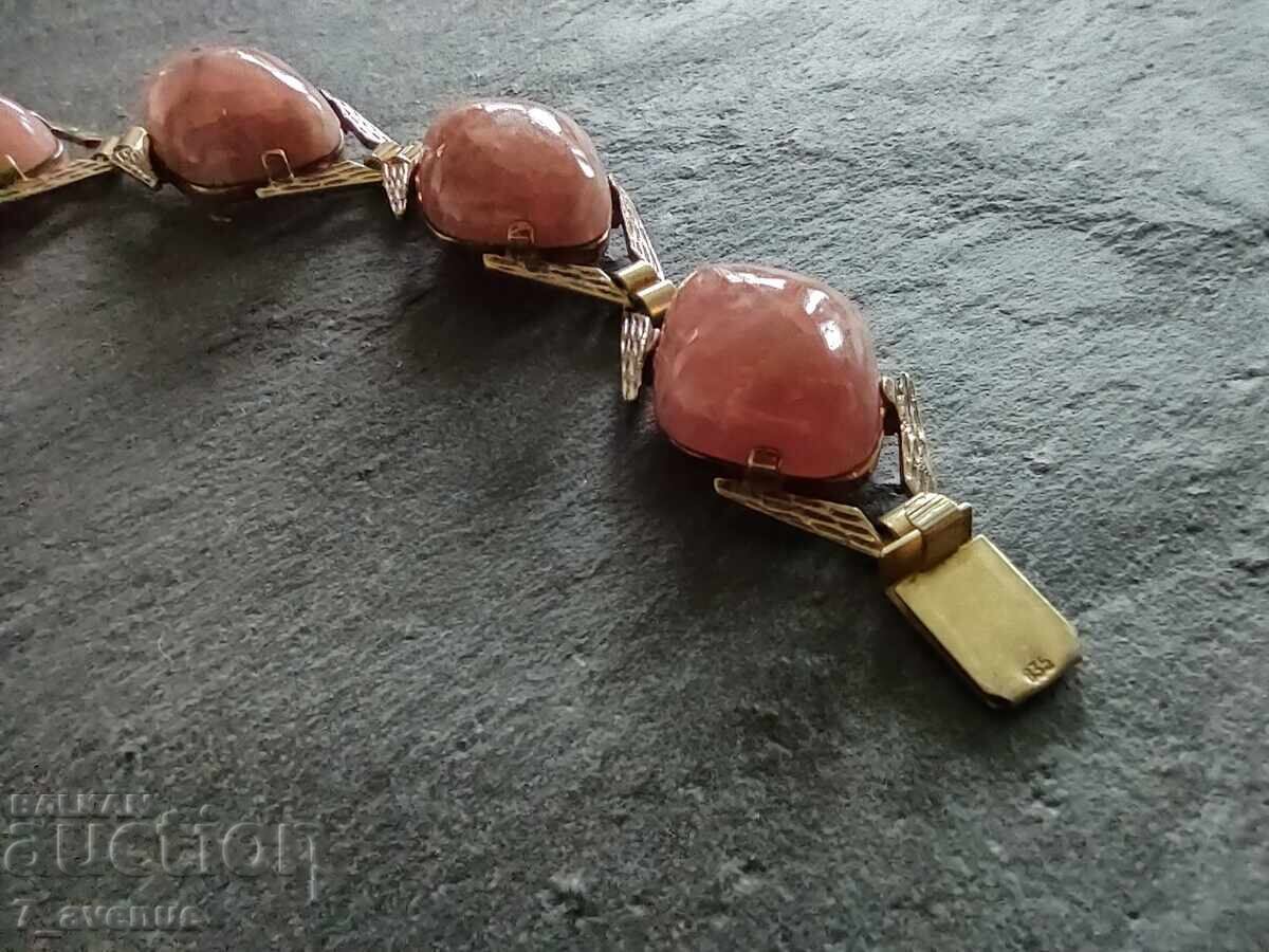 Necklace, silver with natural stone, beautiful craftsmanship 26.10.25