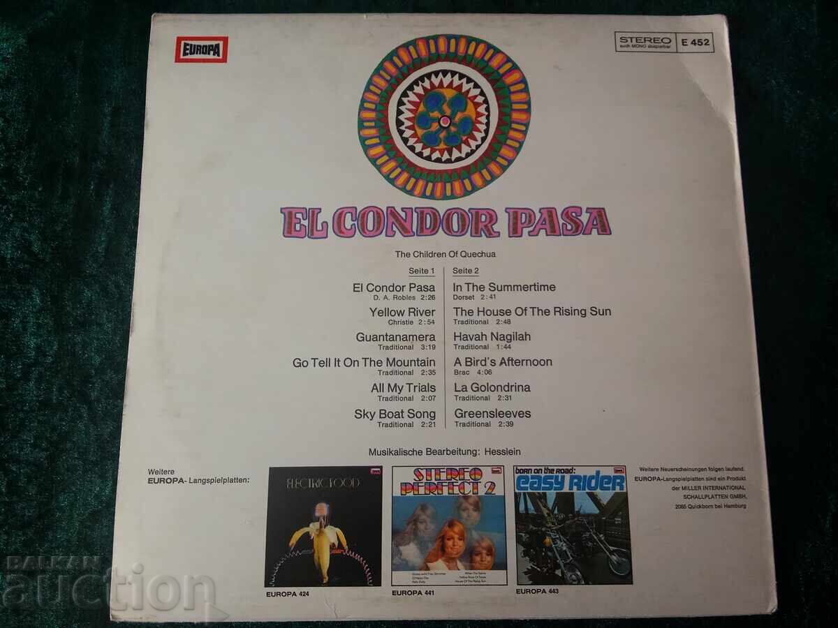 Copiii din Quechua – El Condor Pasa cu preț 17.00 BGN | € 8.69