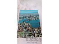 P K North Sydney and Harbour Bridge Viewed from the Air