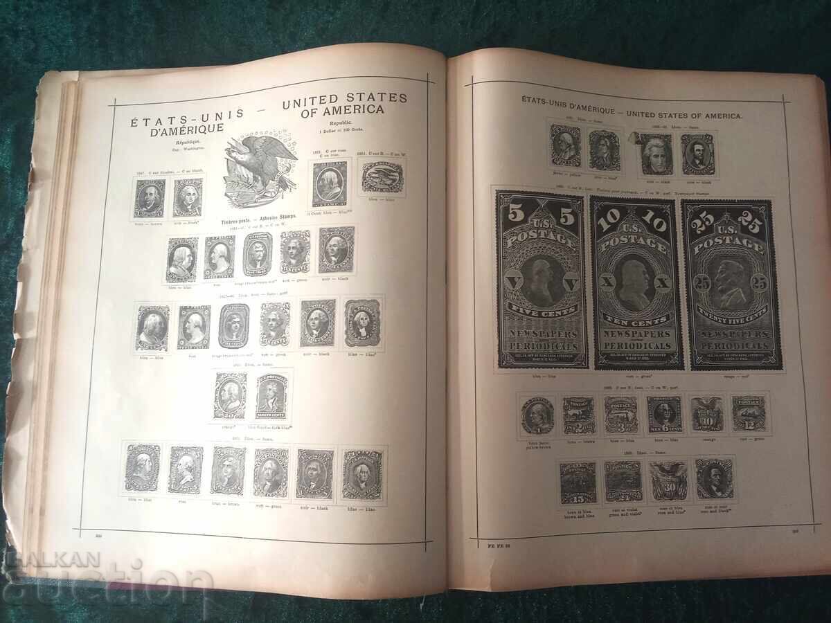 Delivery of INTERNATIONAL POSTAL ALBUM OF - 19TH CENTURY