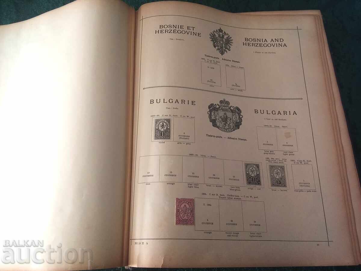 INTERNATIONAL POSTAL ALBUM OF - 19TH CENTURY - 5