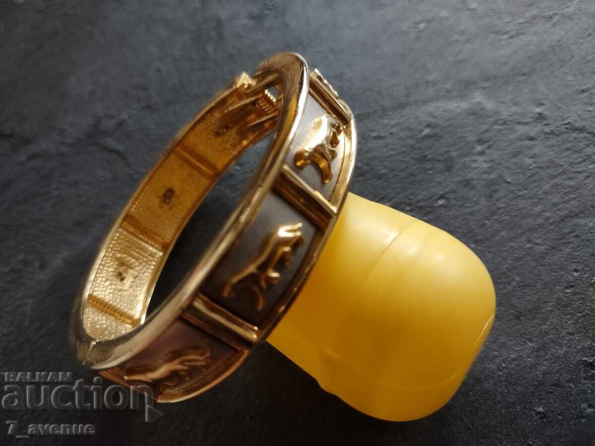 Δημοπρασία Ενδιαφέρον βραχιόλι με άγρια γάτα, ίσως πάνθηρα 26.10.25