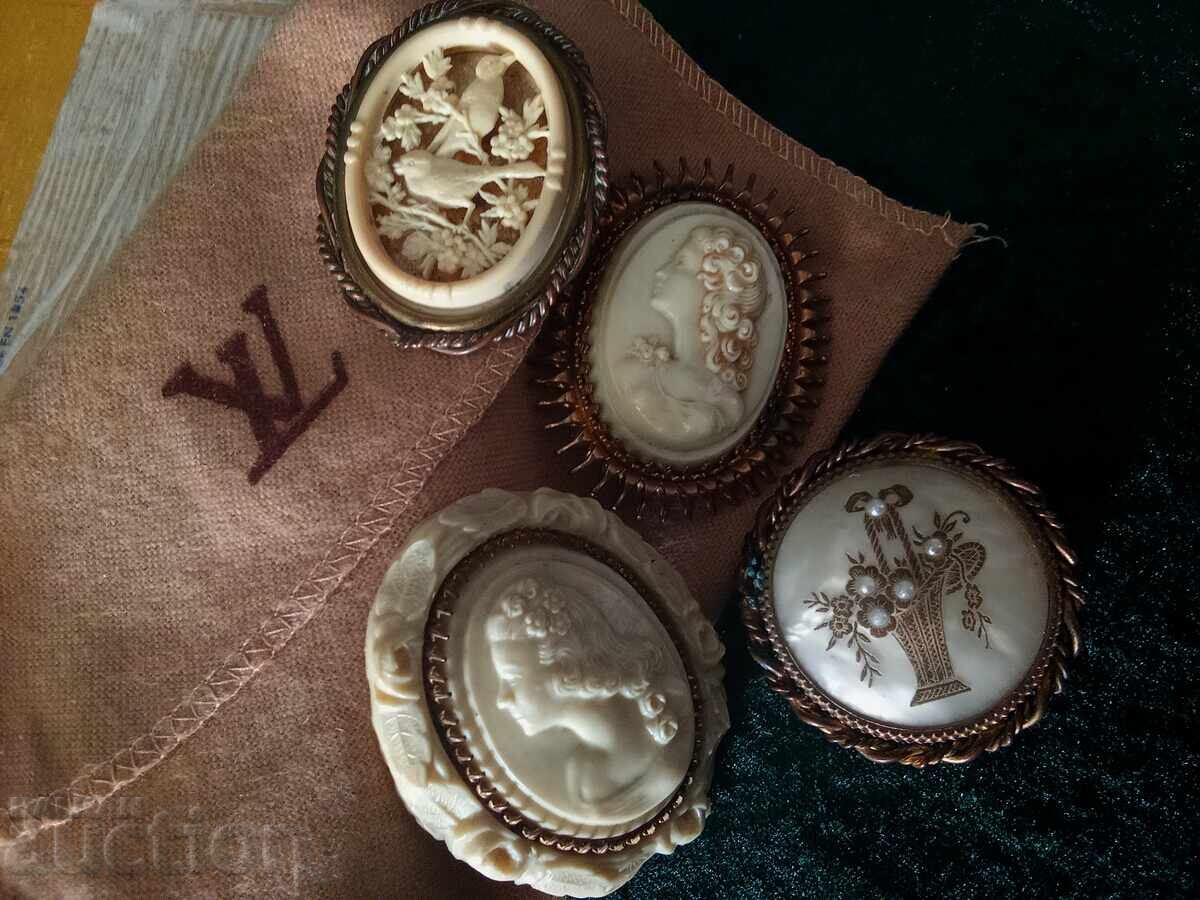 Lot de broșe vechi din secolul al XIX-lea - 5