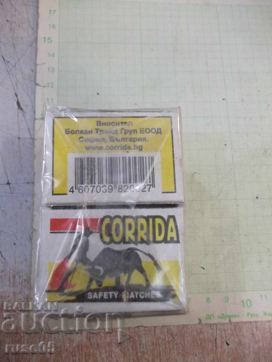 Lot de 10 buc. chibrituri "CORRIDA" noi