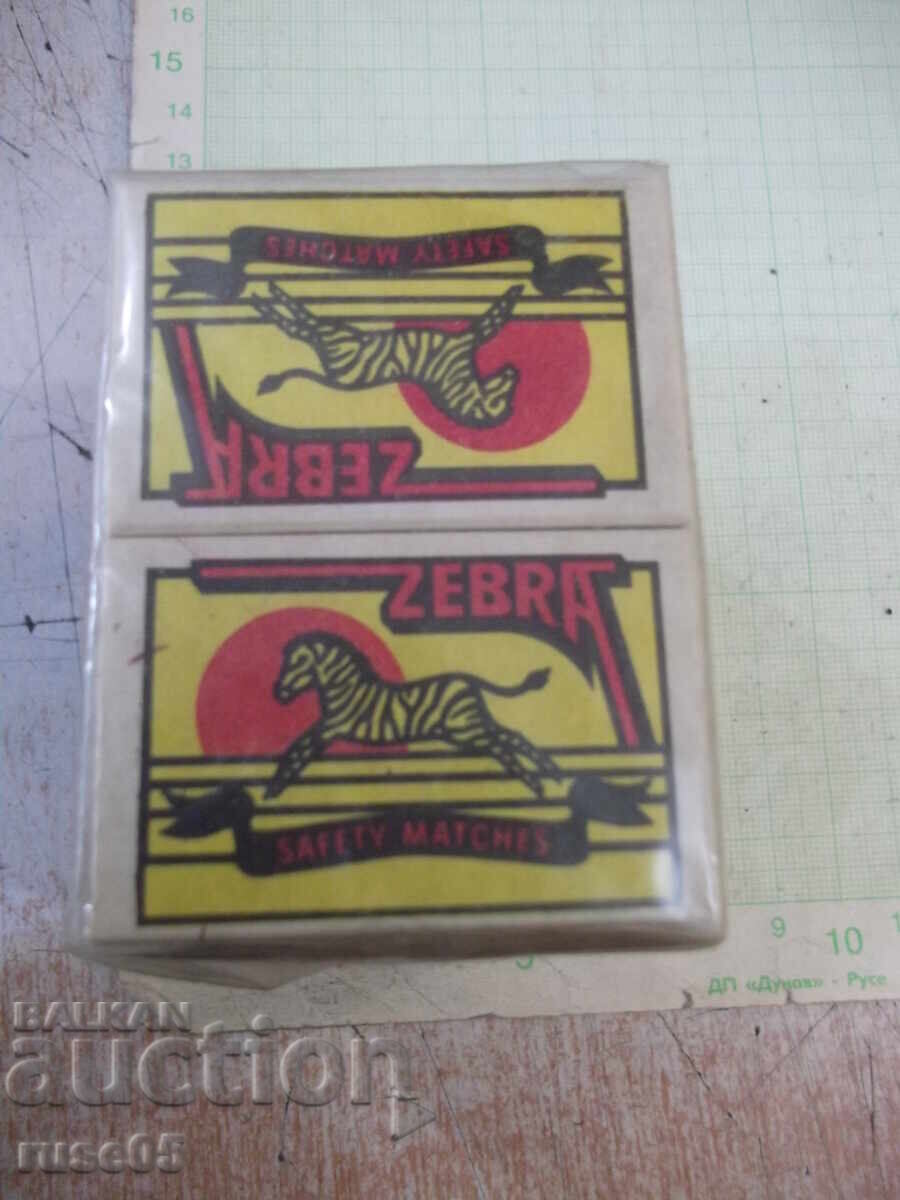 Lot de 10 bucăți de chibrituri "ZEBRA" noi