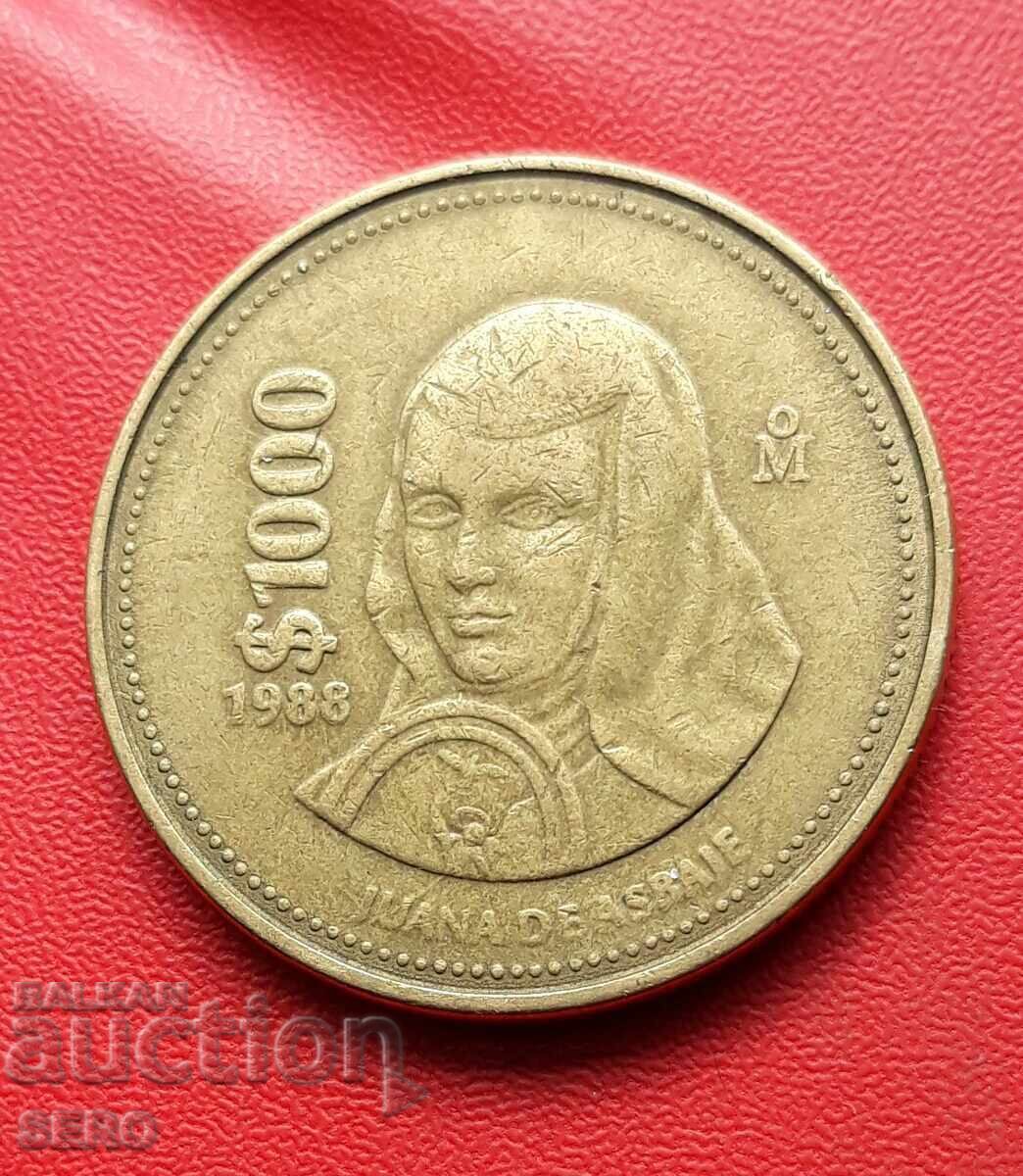 Mexic - 1000 pesos 1988