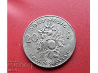 French Polynesia - 20 Francs 2004