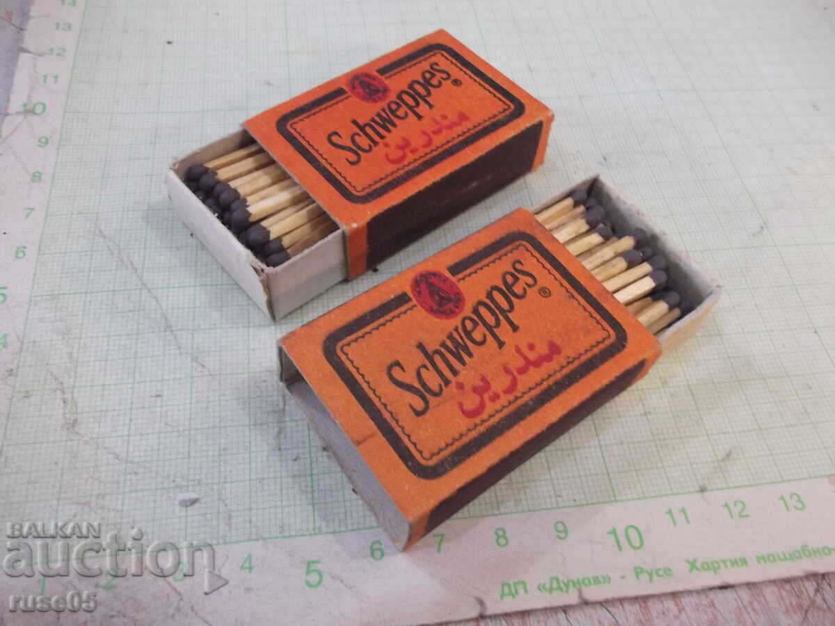 Δημοπρασία Δύο πακέτα σπίρτα "Schweppes"