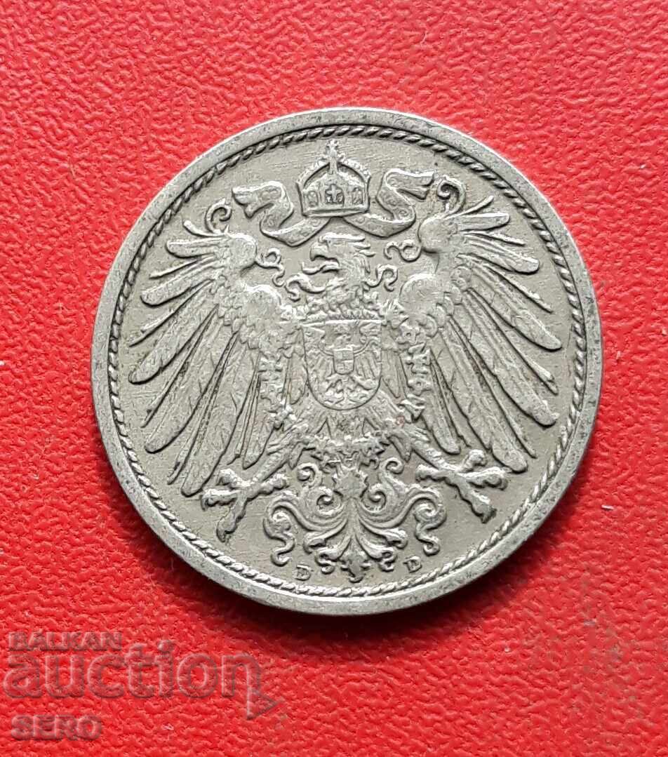 Germany-10 Pfennig 1908 D-Munich with price 0.71 BGN | € 0.36 Germany-10 Pfennig 1908 D-Munich with price 0.71 BGN | € 0.36