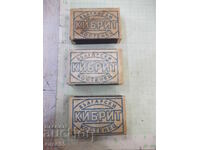 Лот от 3 бр. кибрита "Български кибрит Костенец"