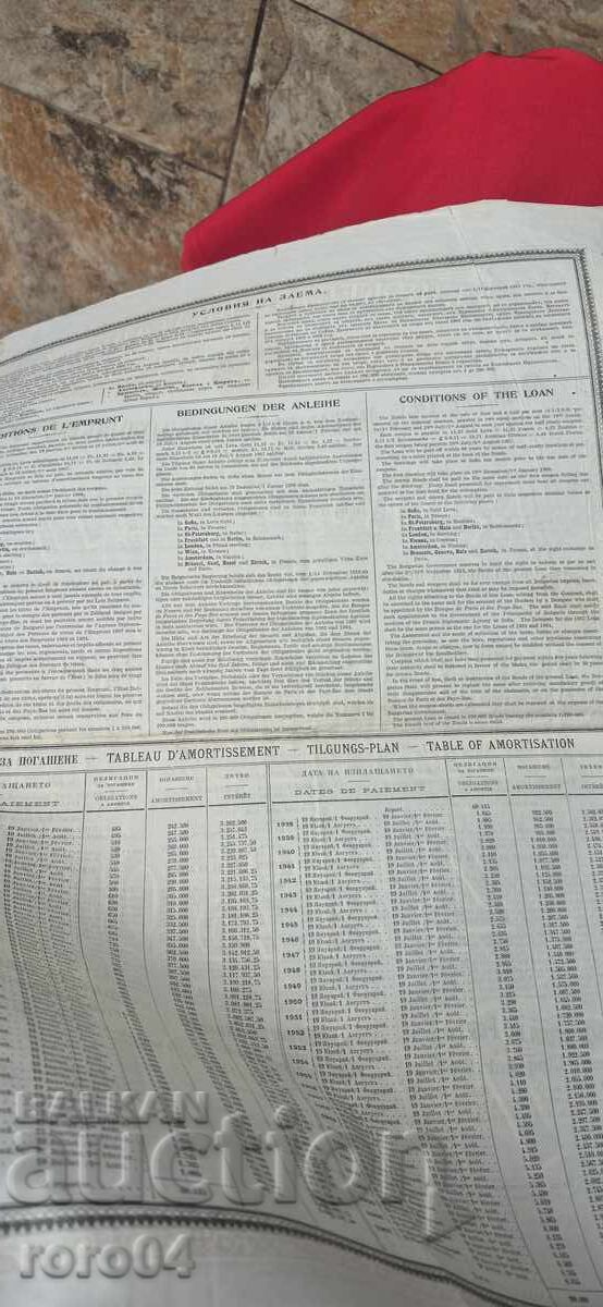 BOND - PRINCIPALITY OF BULGARIA - 5