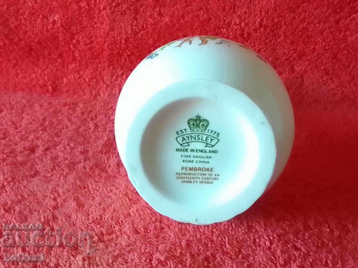 Vază din porțelan frumos ENGLAND AYNSLEY aurită - 7 Vază din porțelan frumos ENGLAND AYNSLEY aurită - 7