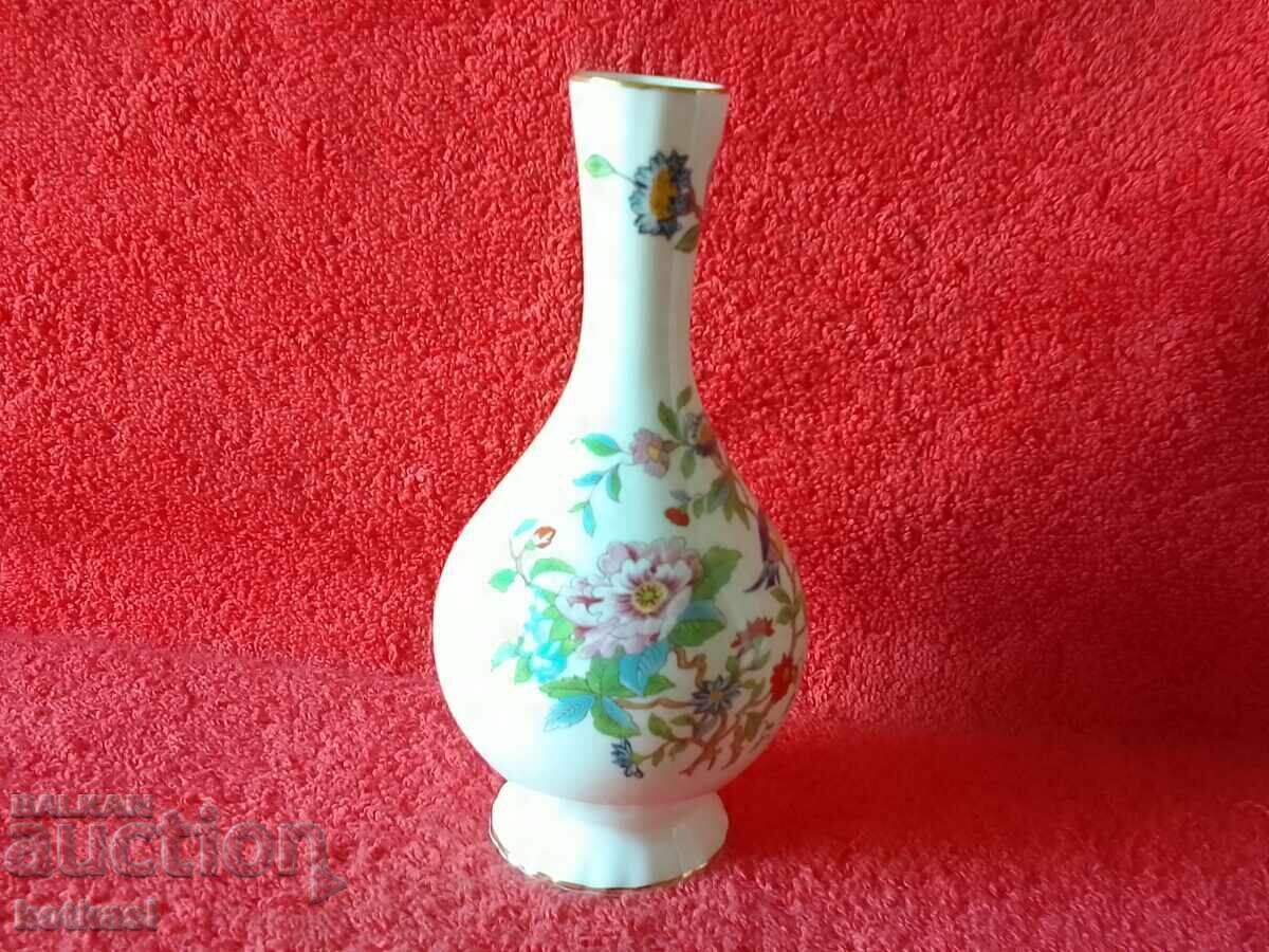 Vază din porțelan frumos ENGLAND AYNSLEY aurită Vază din porțelan frumos ENGLAND AYNSLEY aurită