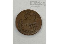 Русия 2 копейки 1758 година - Императрица Елизабет I