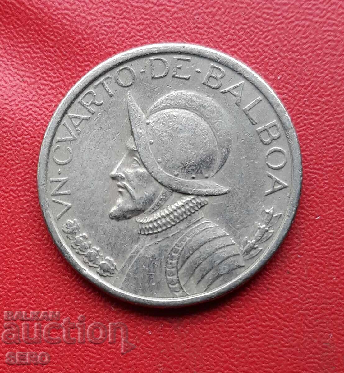 Панама-1/4 балбоа 2001 с цена 0.71 лв. | € 0.36