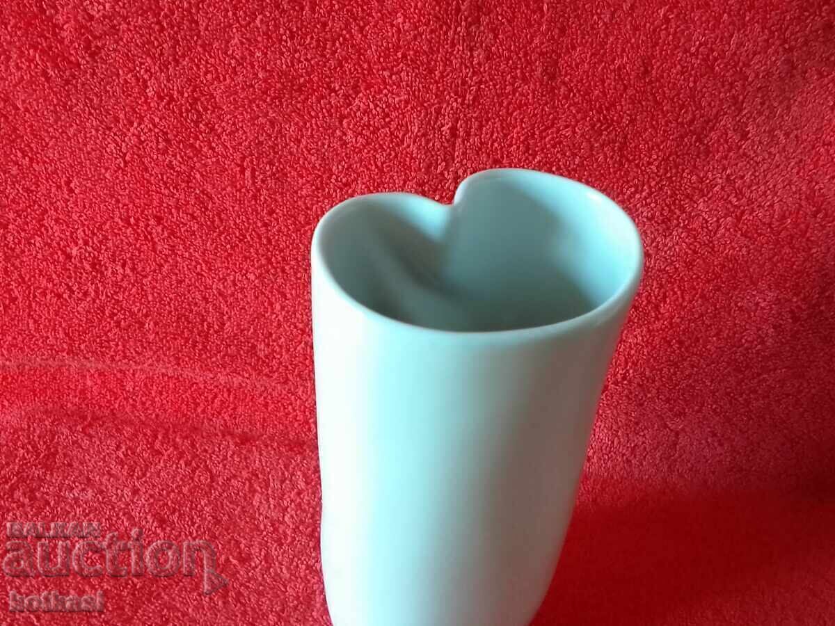 Old White Porcelain Vase Germany Meissen Meissen - 5