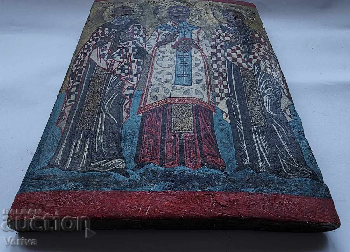 OLD RUSSIAN ICON, EARLY 20TH CENTURY - 6 OLD RUSSIAN ICON, EARLY 20TH CENTURY - 6