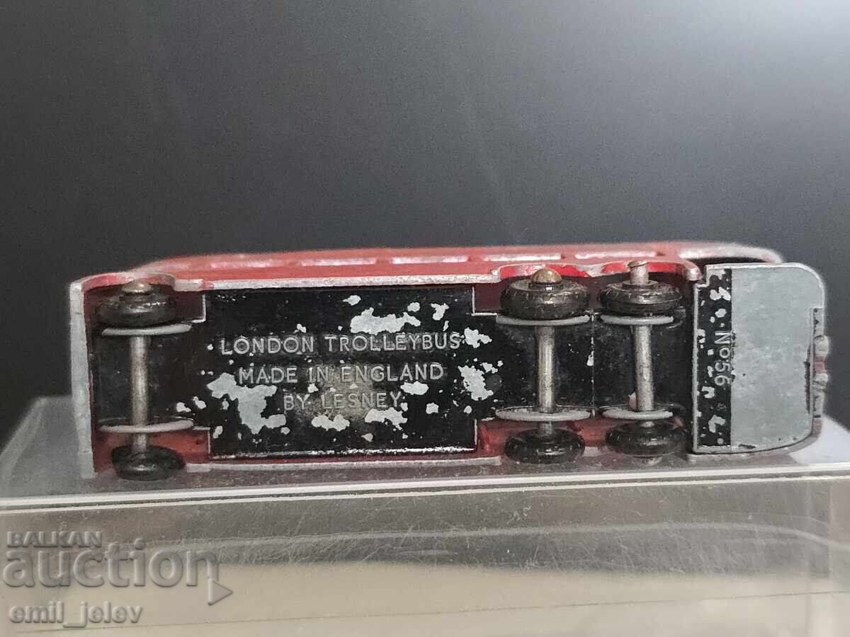 Matchbox LESNEY 56A Trolleybus 1958-1964 god - 6 Matchbox LESNEY 56A Trolleybus 1958-1964 god - 6