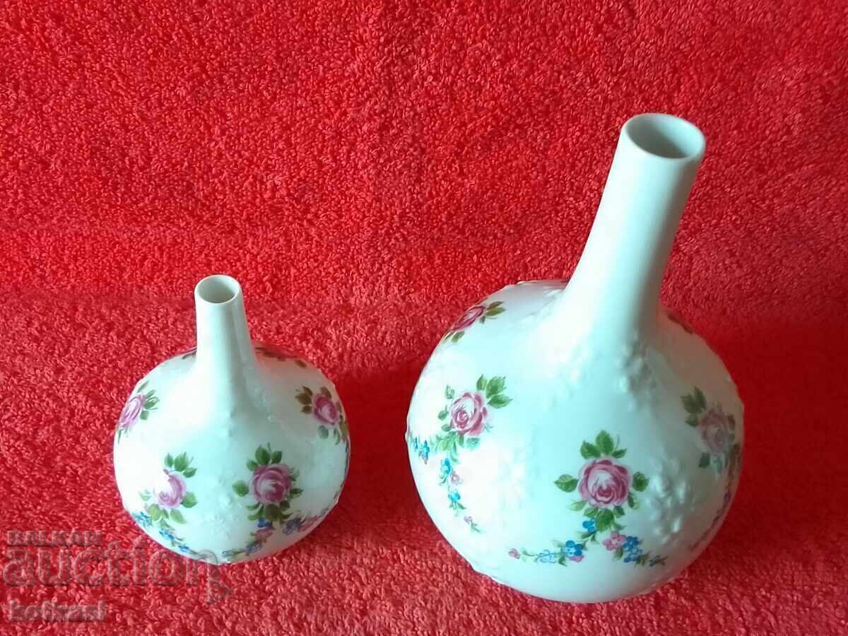 Δημοπρασία Lot dve πορσελάνινες vazi WALENDORF Germany ανάγλυφο Δημοπρασία Lot dve πορσελάνινες vazi WALENDORF Germany ανάγλυφο