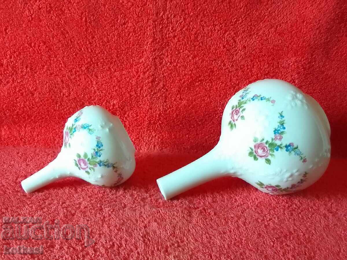 Lot două Vaze de Porțelan WALENDORF Germania, cu relief - 6 Lot două Vaze de Porțelan WALENDORF Germania, cu relief - 6