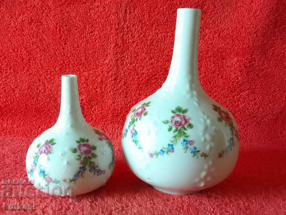 Lot două Vaze de Porțelan WALENDORF Germania, cu relief - 7