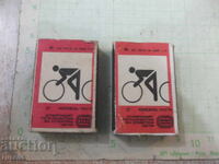Lot de 2 buc. chibrituri "Pistă de ciclism"