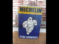 Plăcuță metalică Michelin service anvelope schimb iarnă adânc gr