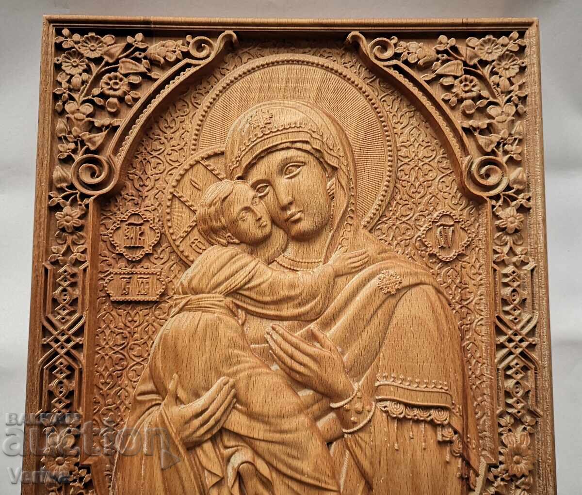 ΜΟΝΑΔΙΚΗ ΕΙΚΟΝΑ ΞΥΛΟΓΛΥΠΤΗ, ΤΗΣ ΠΑΝΑΓΙΑΣ ΜΕ ΤΟΝ ΧΡΙΣΤΟ με τιμή 182.77 BGN | € 93.45 ΜΟΝΑΔΙΚΗ ΕΙΚΟΝΑ ΞΥΛΟΓΛΥΠΤΗ, ΤΗΣ ΠΑΝΑΓΙΑΣ ΜΕ ΤΟΝ ΧΡΙΣΤΟ με τιμή 182.77 BGN | € 93.45