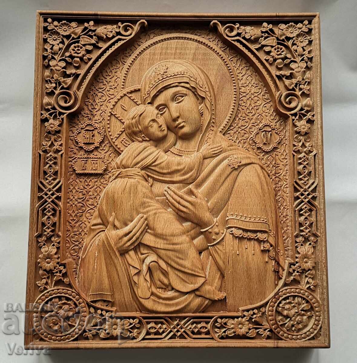 ΜΟΝΑΔΙΚΗ ΕΙΚΟΝΑ ΞΥΛΟΓΛΥΠΤΗ, ΤΗΣ ΠΑΝΑΓΙΑΣ ΜΕ ΤΟΝ ΧΡΙΣΤΟ ΜΟΝΑΔΙΚΗ ΕΙΚΟΝΑ ΞΥΛΟΓΛΥΠΤΗ, ΤΗΣ ΠΑΝΑΓΙΑΣ ΜΕ ΤΟΝ ΧΡΙΣΤΟ