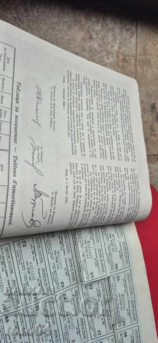 Delivery of BOND - KINGDOM OF BULGARIA Delivery of BOND - KINGDOM OF BULGARIA