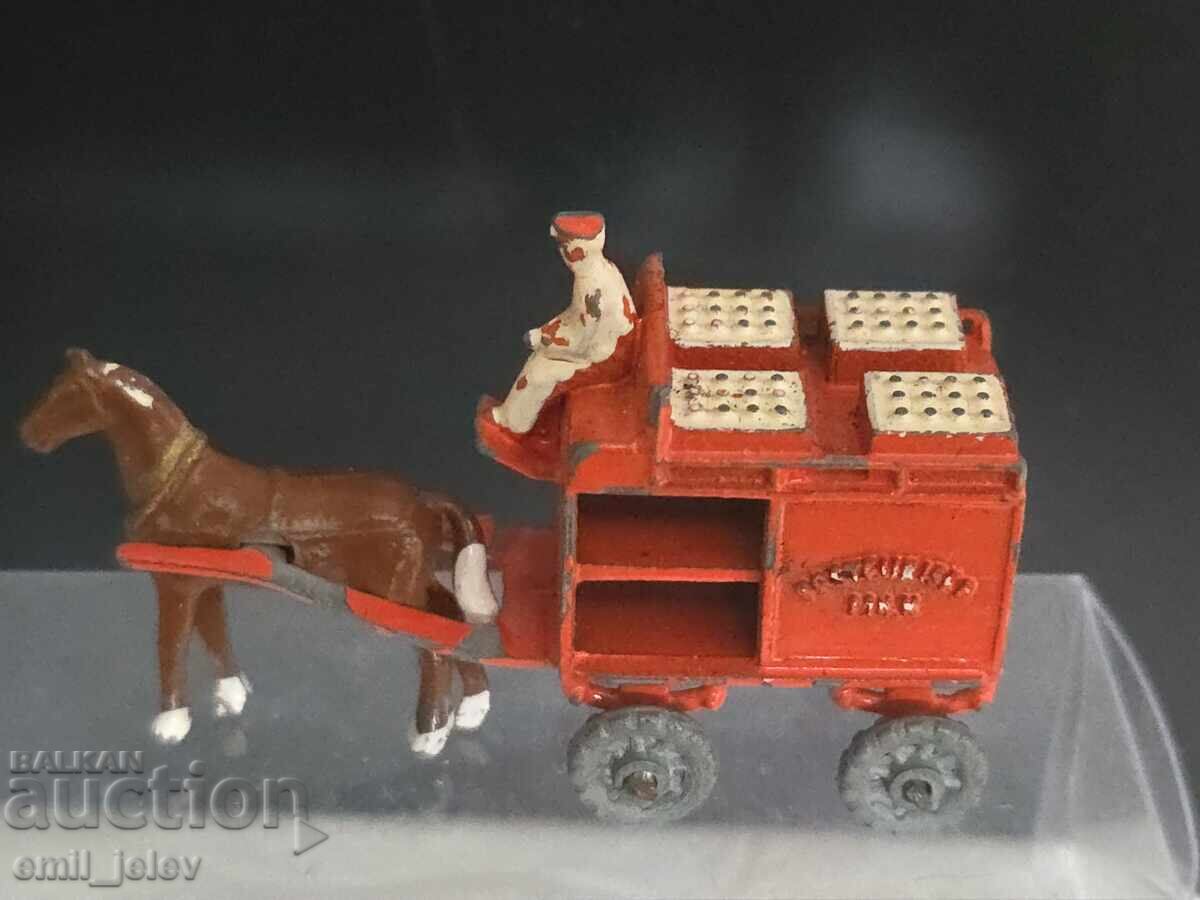 Matchbox LESNEY 7A Horse Drawn Milk Float 1954-1960 - 5 Matchbox LESNEY 7A Horse Drawn Milk Float 1954-1960 - 5