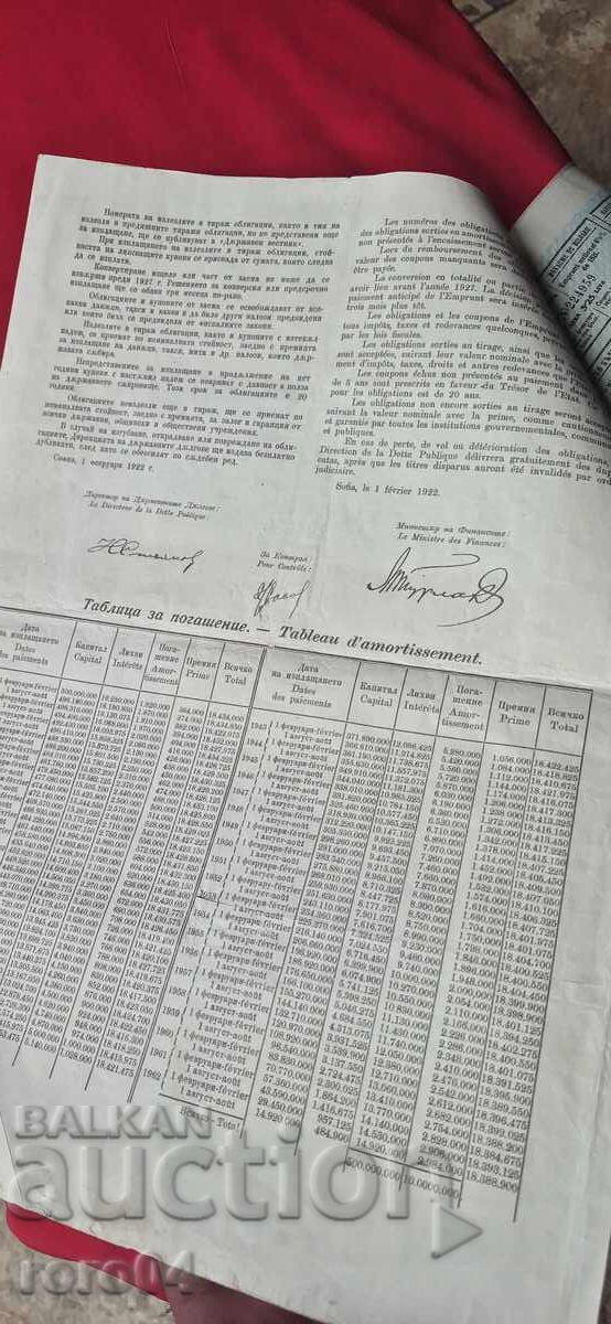 Δημοπρασία ΟΜΟΛΟΓΟ - ΒΑΣΙΛΕΙΟ ΒΟΥΛΓΑΡΙΑΣ