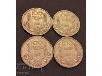 100 BGN 1934 και 1937