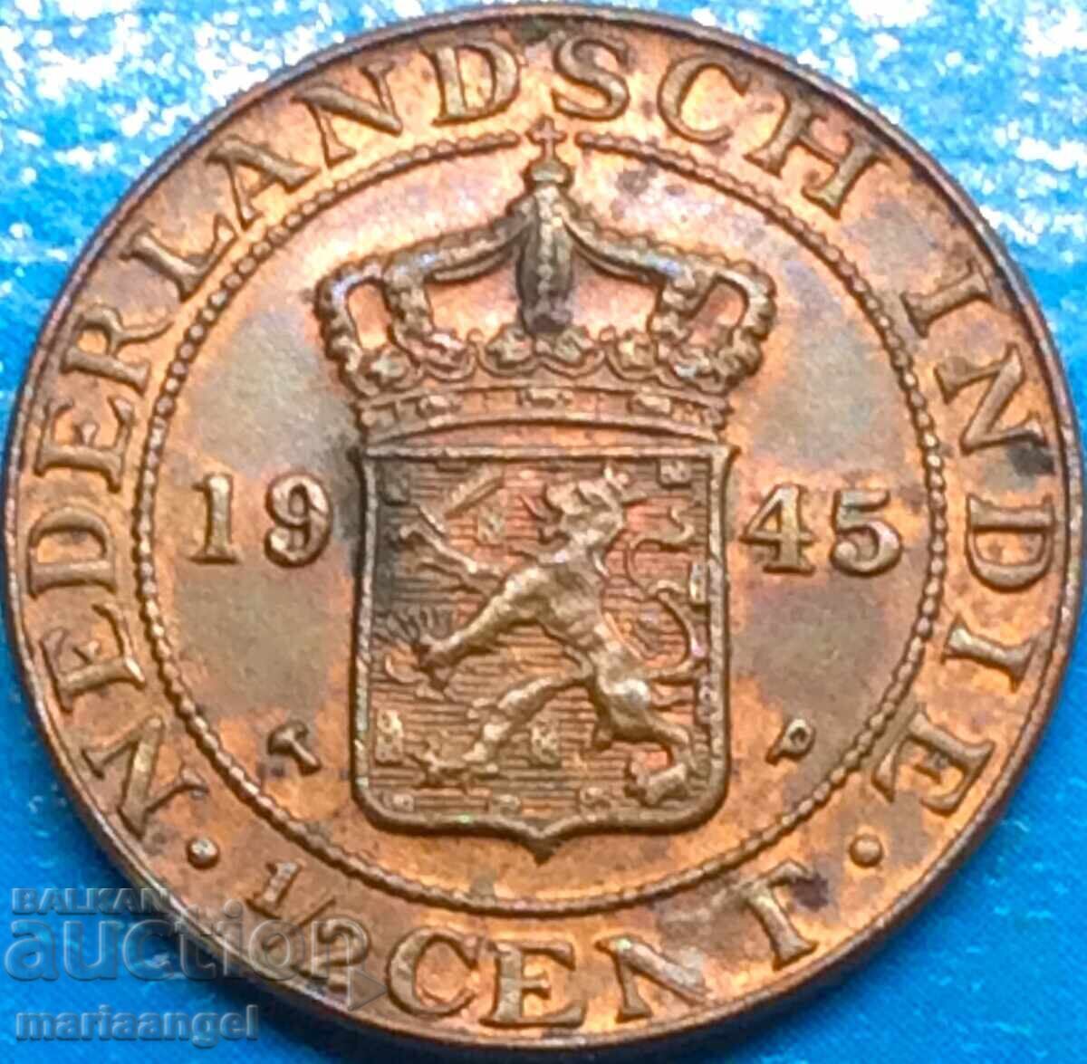 Netherlands Indies 1/2 cent 1945 - 7
