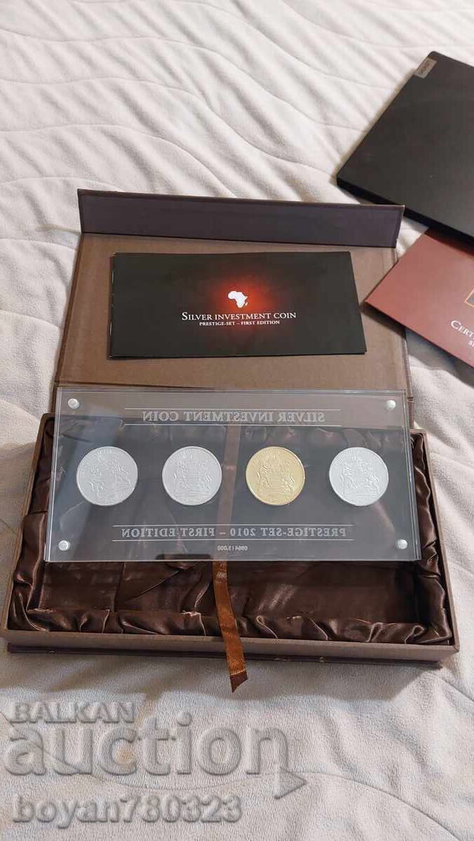 Set de prestigiu din argint Malawi 2010 cu preț 420.00 BGN | € 214.74