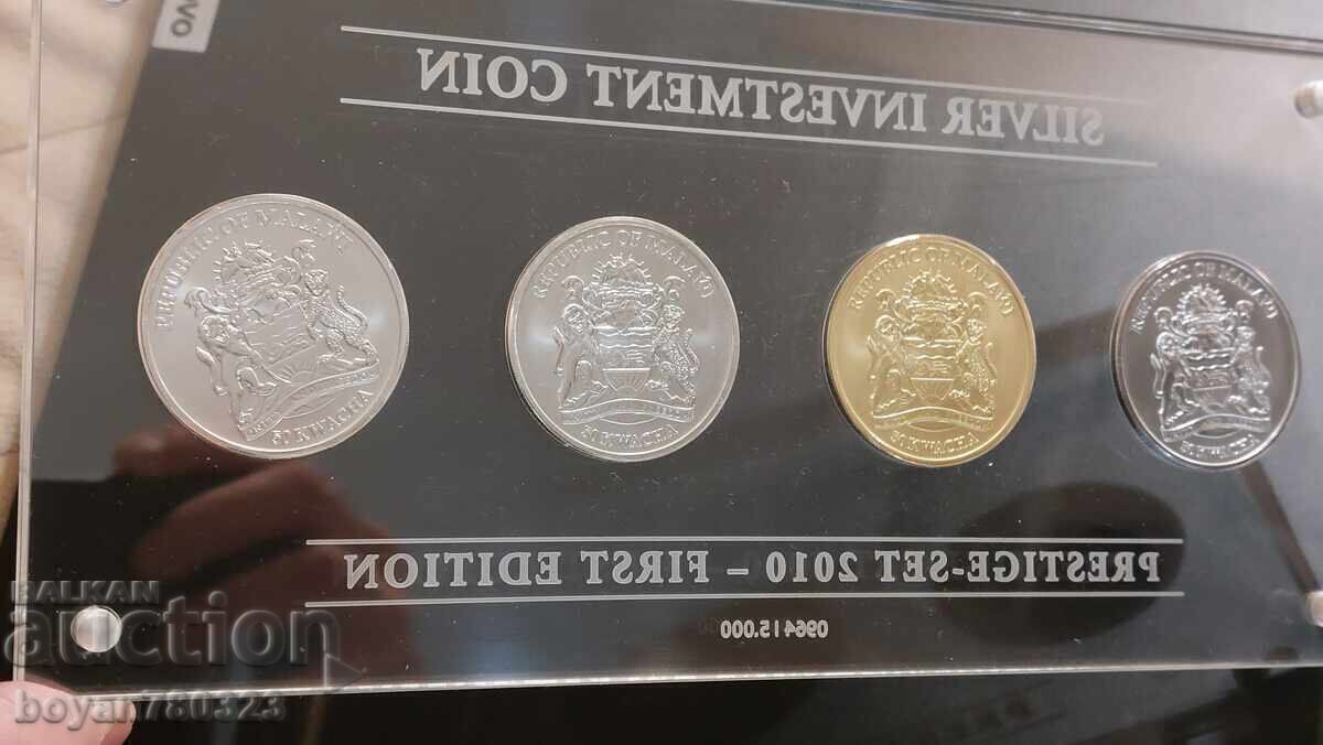 Set de prestigiu din argint Malawi 2010 - 5