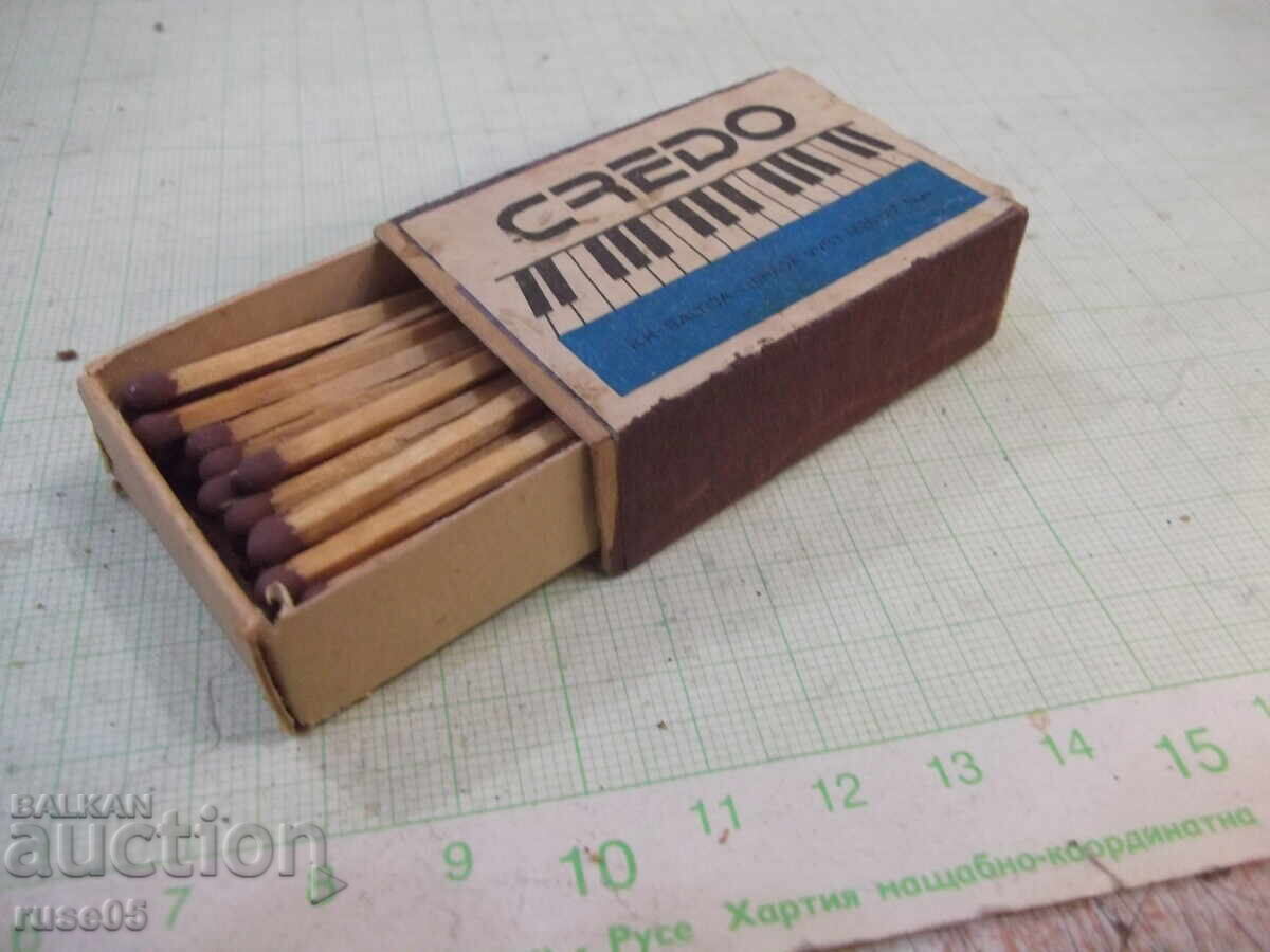 Licitație Chibrituri "CREDO"