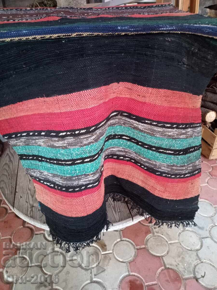 Χειροποίητο χαλί - Πατάκι. Βαμβάκι. Μέγεθος 0,70x2,80μ